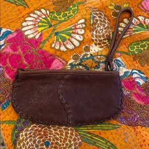 Lucky Brand Leather wristlet
